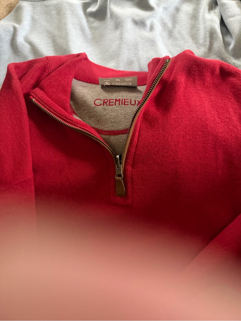 Daniel Cremieux Men’s Bright Red Half-Zip Sweater